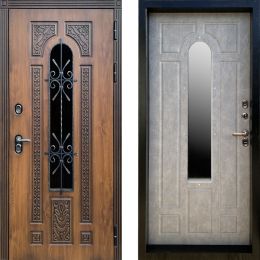 Дверь входная Termo-door Лацио 3К Винорит Орех / Бетон светлый металлическая
