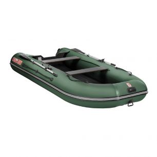 Лодка ПВХ под мотор, с надувным дном Тонар Алтай А360 (зеленая)