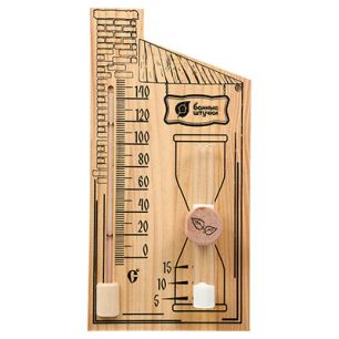 Термометр для бани и сауны Банные штучки с песочными часами 18036