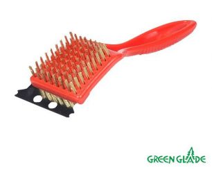 Щетка для чистки гриля + скребок Green Glade 9016