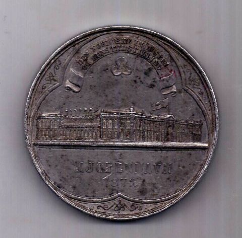 медаль 1872 года XF Дания