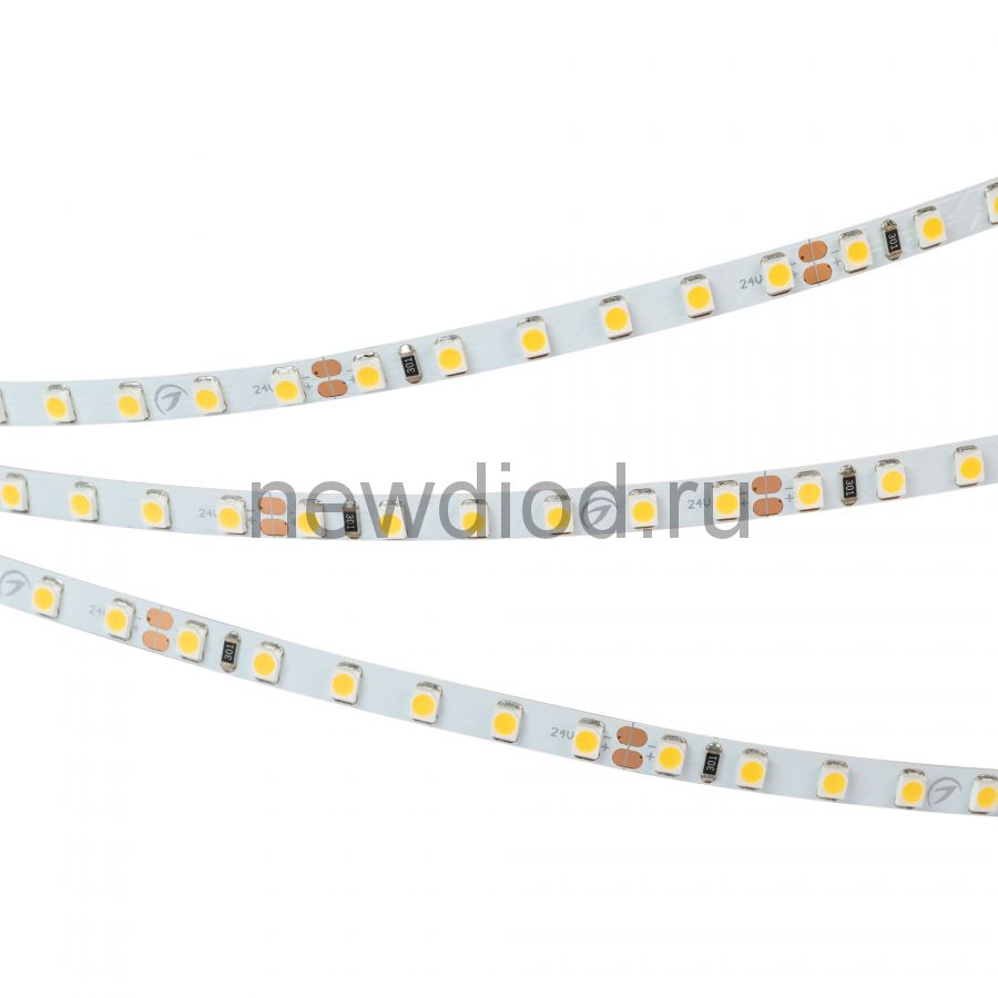 Светодиодная лента RT-A120-5mm 24V Day4000 (9.6 W/m, IP20, 2835, 5m) (узкая) Arlight