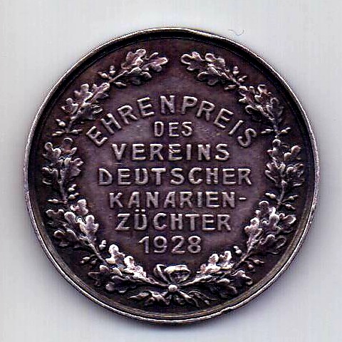 медаль 1928 Германия AUNC