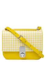 Кожаная женская сумка через плечо LABBRA L-HF3923-1 lemon/white