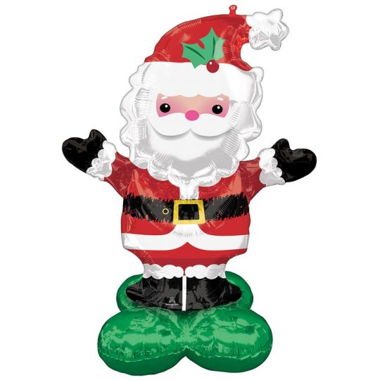 Дед Мороз Санта Клаус ходячий шар с воздухом