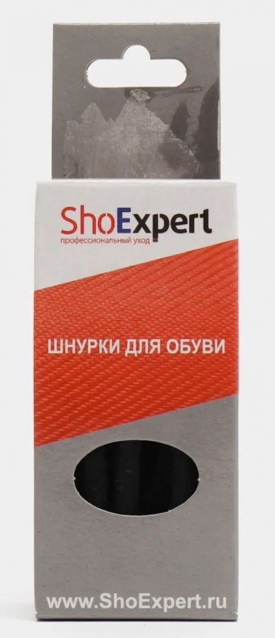 Shoexpert  Шнурки 90 см черные средние