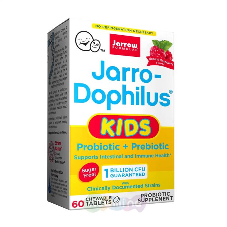 Jarrow Formulas Джарро-Дофилус Кидс Jarro-Dophilus Kids, 60 шт