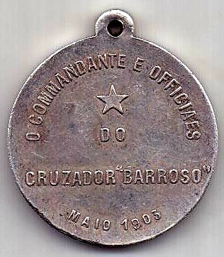 медаль 1903 Бразилия RARE Война за Акри AUNC