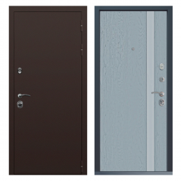 Входная дверь  Command Doors Браун 6S Альберо браш металлическая