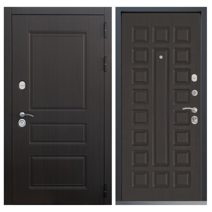 Входная дверь  Command Doors Классика 01 Венге металлическая