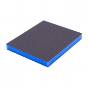 Formel Абразивная двусторонняя губка 120мм. х 100мм. х 12мм., fine, P400, цвет синий