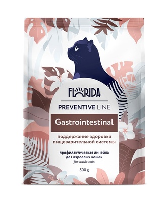 Сухой корм для кошек Florida Preventive Line Gastrointestinal Поддержание здоровья пищеварительной системы
