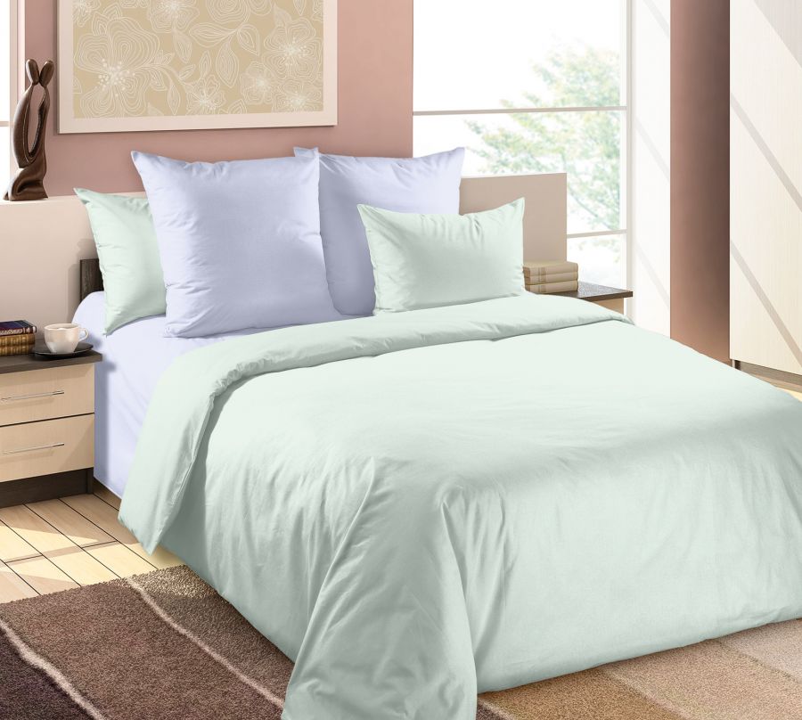 «Лесная фиалка» постельное белье Перкаль 2-х спальный с евро