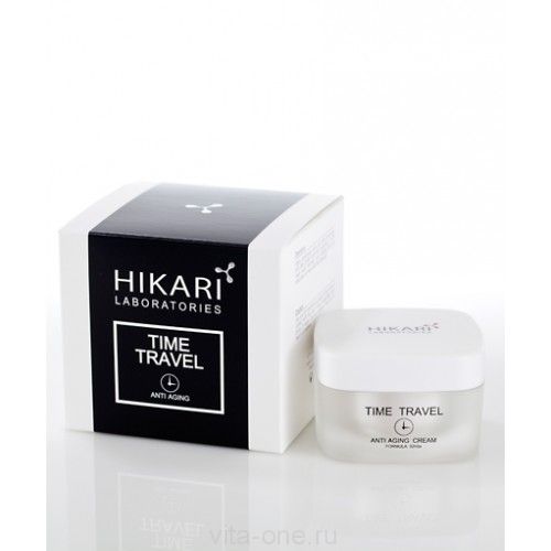 TIME TRAVEL Cream Инновационный антивозрастной крем, возвращающий сияние молодости Hikari (Хикари) 50 мл