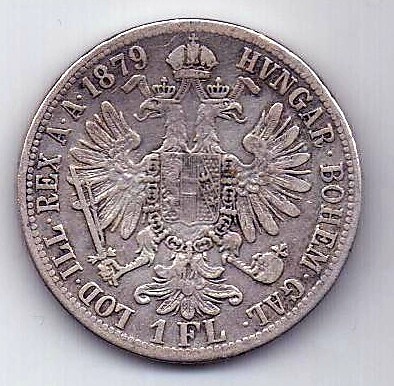 1 флорин 1879 Австрия