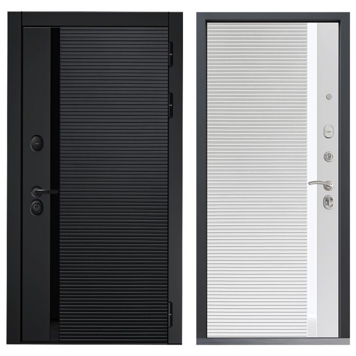 Входная дверь Command Doors Горизонт (HORIZONT) 30б Белый матовый