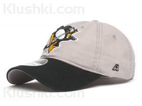 Кепка NHL Pittsburgh Penguins серая (подростковая)  Артикул:29067