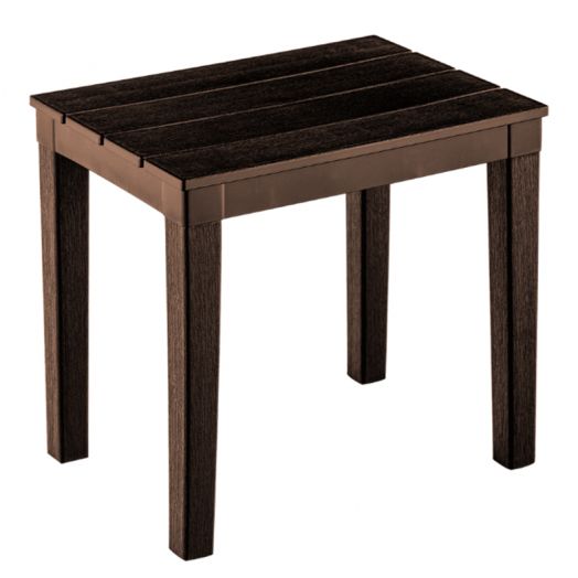 ЭЛСШП-001-5 Столик для шезлонга Прованс (450х450х380мм) Цвет Шоколад