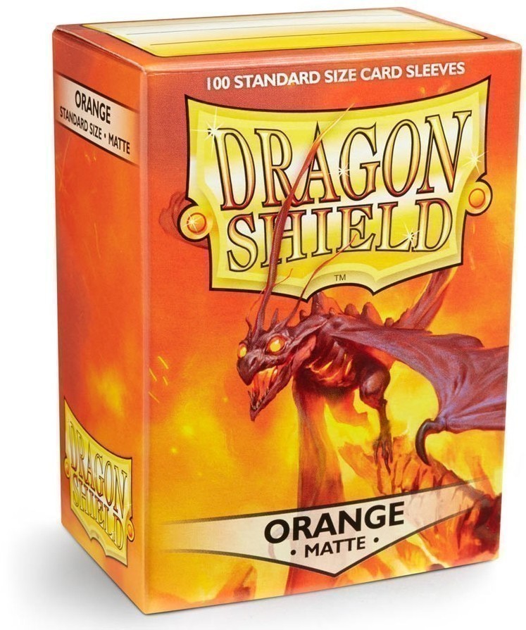 Протекторы Dragon Shield - Оранжевые (100шт, 66х91мм)
