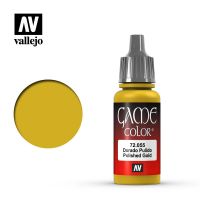 Краска Vallejo Game Color - Polished Gold (72.055)