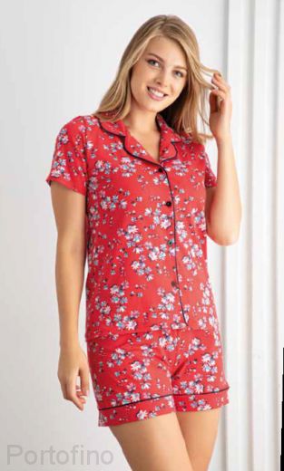 пижама женская шорты вискоза (CONFEO) C840-152