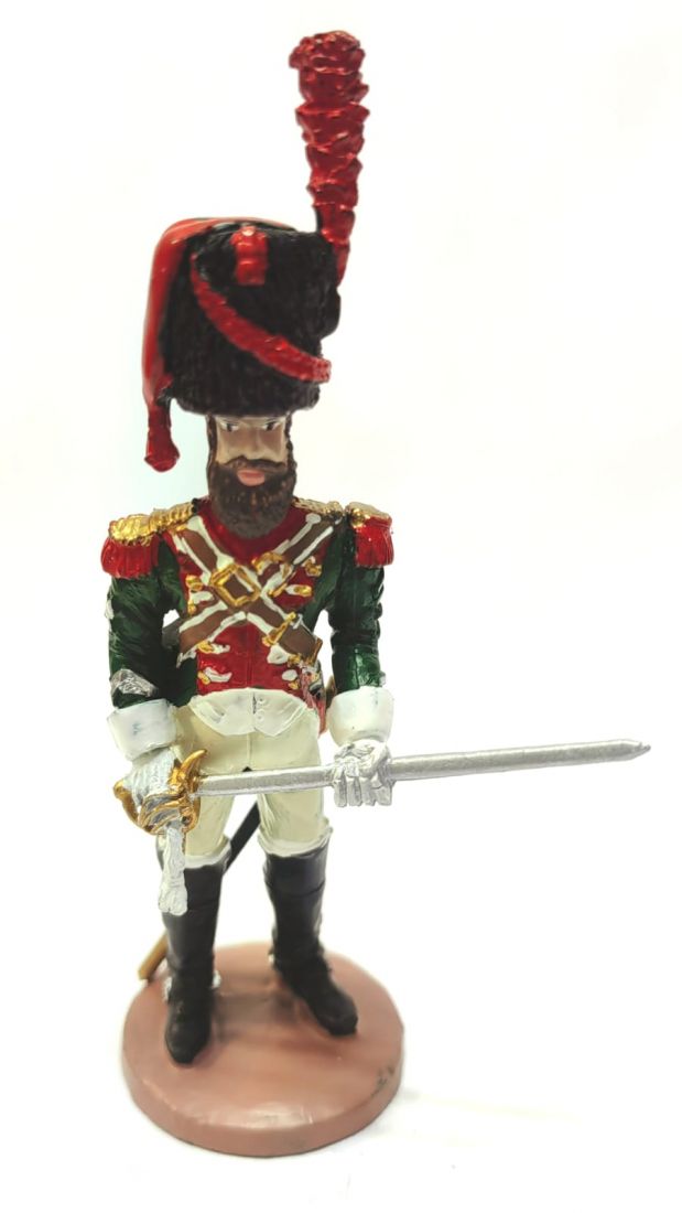 Фигурка Сапер полка "Драгуны Наполеона" в парадной форме, 1813г. Олово