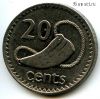 Фиджи 20 центов 1992