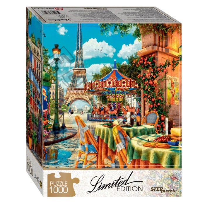 Пазл «Кафе в Париже», limited edition, 1000 элементов