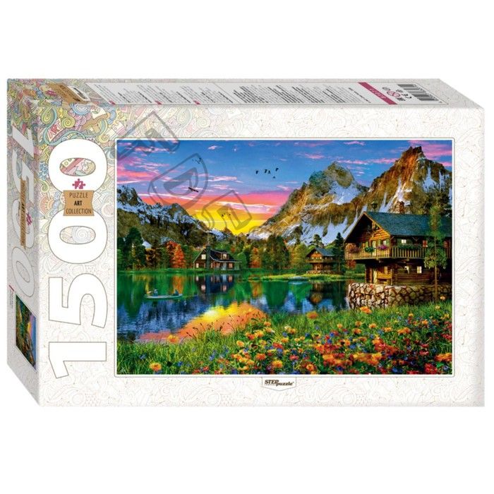 Пазл «Озеро в Альпах», 1500 элементов