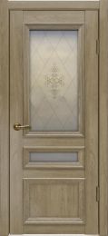 Межкомнатная дверь Luxor Вероника-3 (Дуб натуральный, сатинат, ДО)
