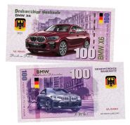 100 марок (Deutsche mark) — Германия. BMW X6. Памятная банкнота. UNC Oz ЯМ