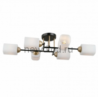Люстра потолочная Comfort C1015 6 ламп S-20м² ЧЕРНЫЙ Oreol