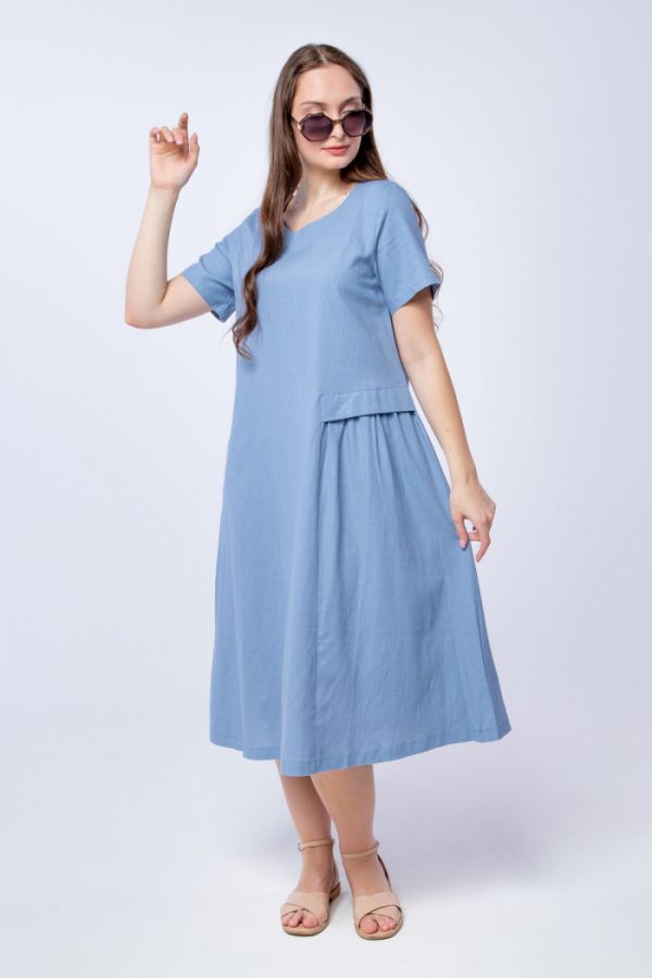 Платье женское LenaLineN арт. 003-122-23 [голубой]