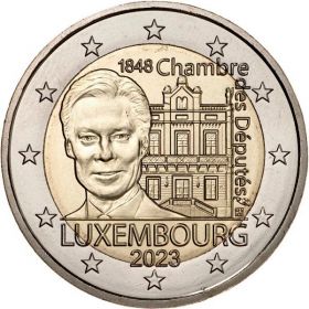 175 лет Палате депутатов   2 евро Люксембург 2023 UNC