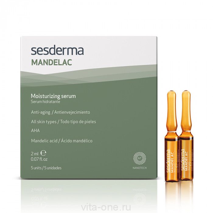 MANDELAC Moisturizing serum – Сыворотка увлажняющая Sesderma (Сесдерма) 5 шт * 2 мл