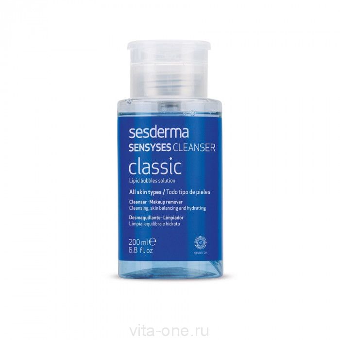 SENSYSES CLEANSER Classic – Лосьон липосомальный  для снятия макияжа для всех типов кожи Sesderma (Сесдерма) 200 мл