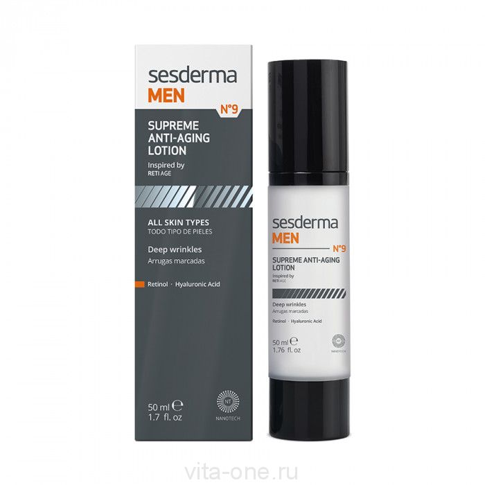 SESDERMA MEN Supreme anti-aging lotion – Лосьон антивозрастной для мужчин, Sesderma (Сесдерма) 50 мл
