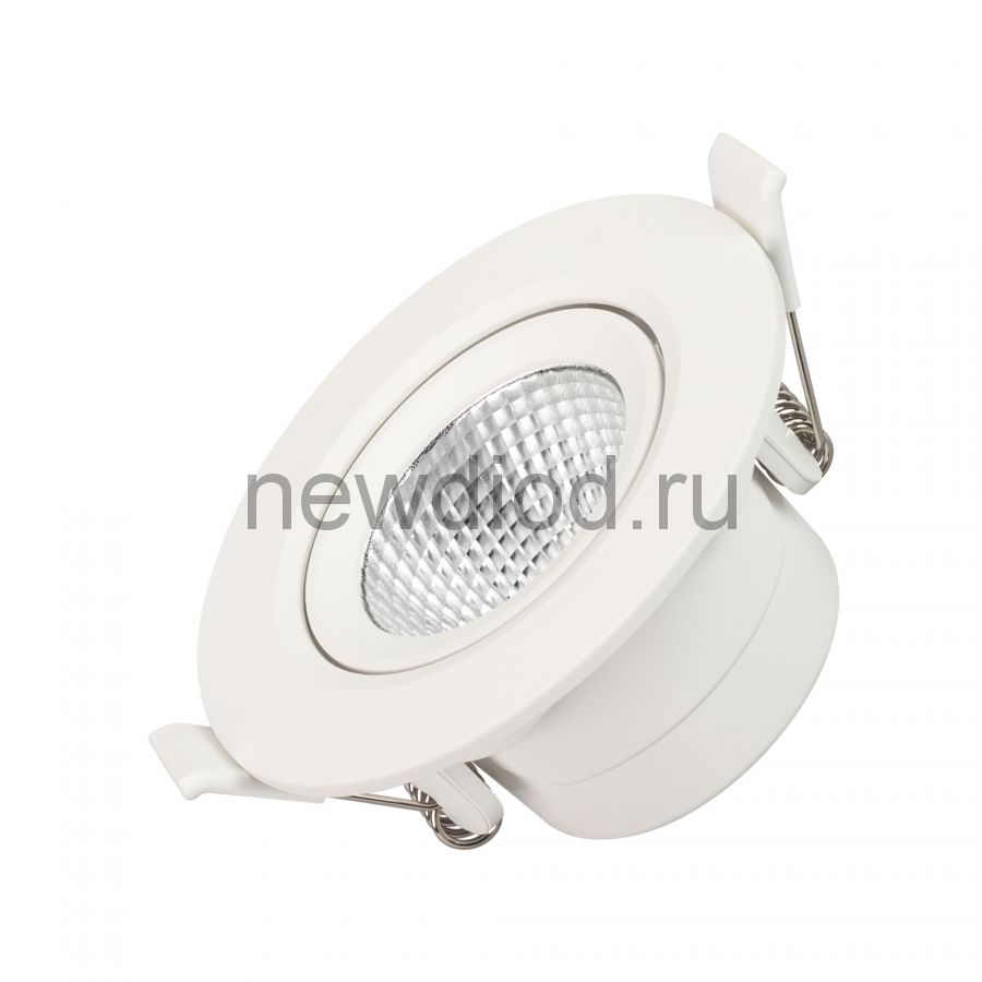 Светильник LTD-POLAR-TURN-R90-7W Day4000 (WH, 36 deg, 230V) (IP20 Пластик, 3 года) Arlight