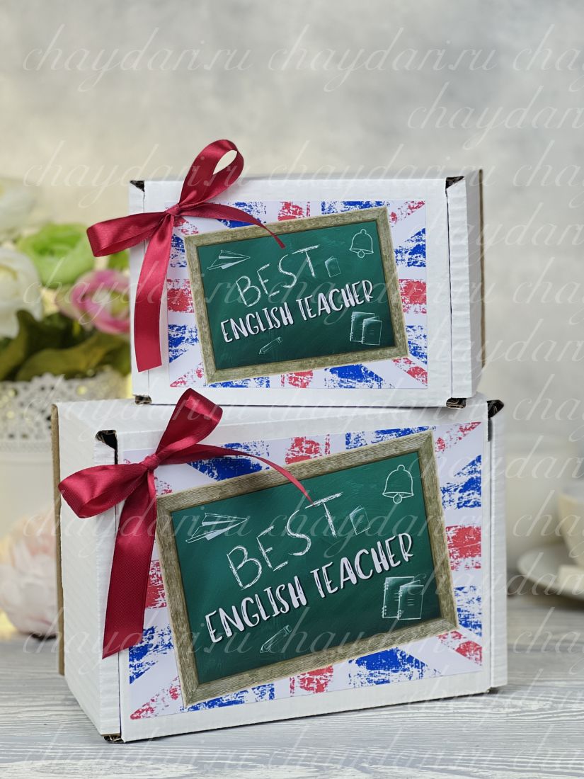 Подарок из чая и сладостей  «Учителю английского языка» ЧКН