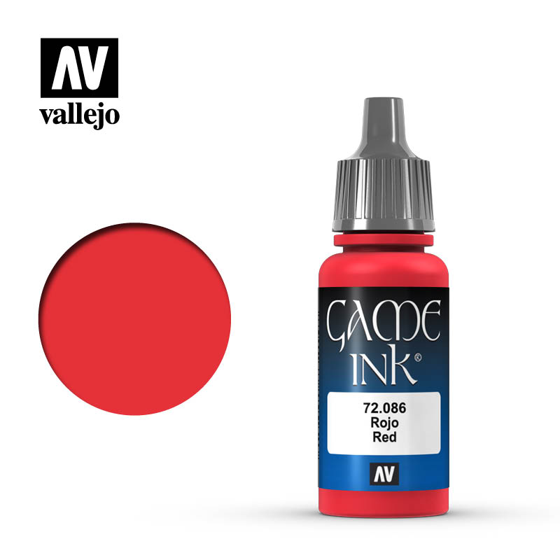Краска Vallejo Game Ink - Red (72.086)