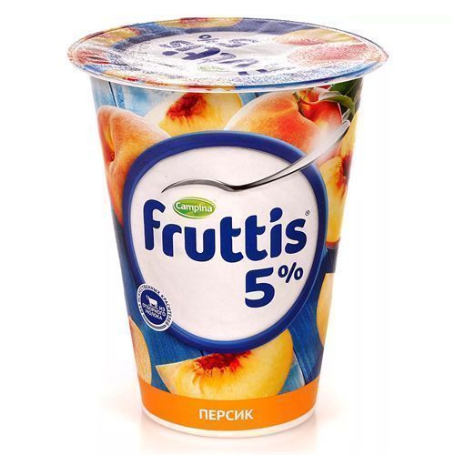 Йогурт "Кампина" Фруттис 5% 290г персик