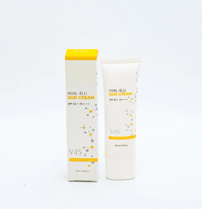 V45 Hyal-Elu Sun Cream SPF50+ PA+++ Солнцезащитный крем 50мл