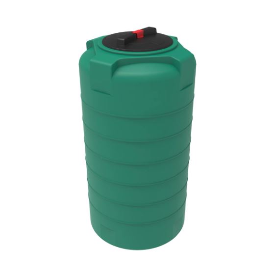 Емкость T 300 литров зеленая пластиковая
