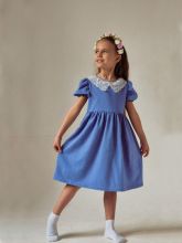 Платье для девочки супрем, лиловый / Exclusive collection