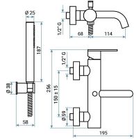 схема Emmevi Filobrass 85001B