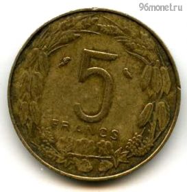Экв. Африка 5 франков 1961