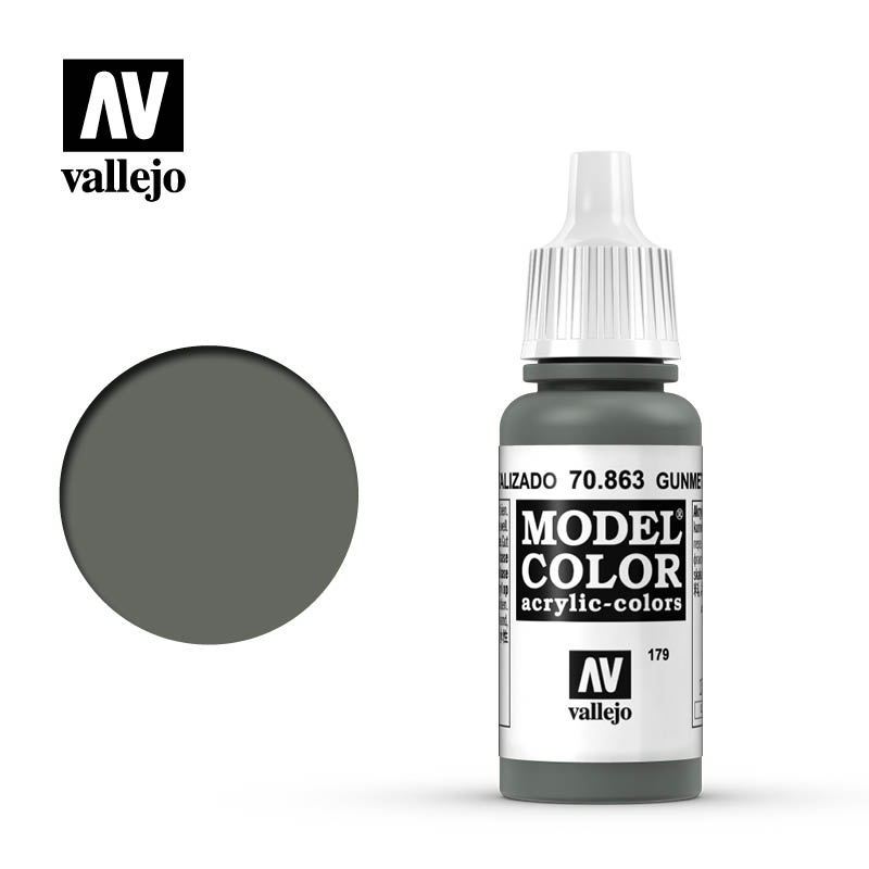 Краска Vallejo Model Color - Gunmetal Grey (70.863)