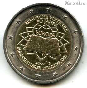 Германия 2 евро 2007 J
