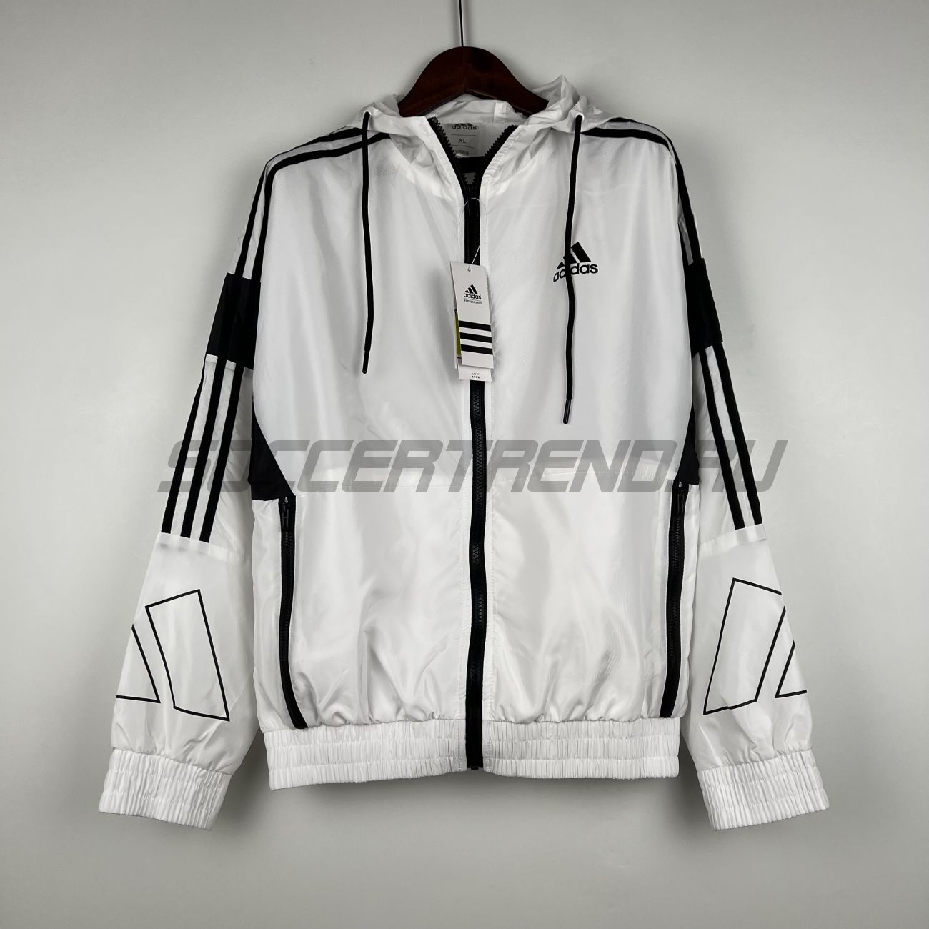 Ветровка Adidas (белая) 2023