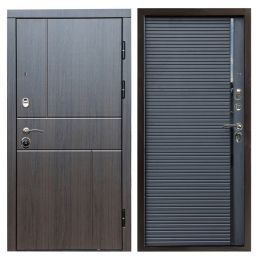 Входная дверь Termo-door Вертикаль венге Porte black Металлическая